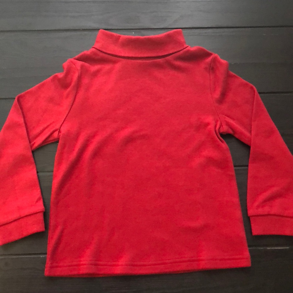 J. Khaki red turtleneck shirt